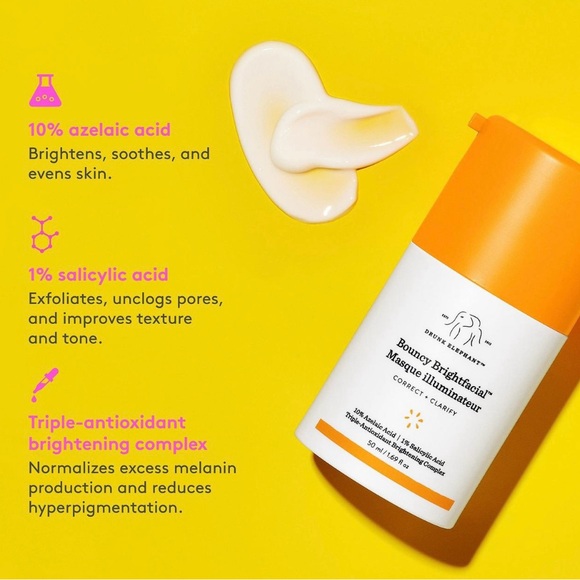 Drunk Elephant Bouncy Brightfacial Mask NEW - Picture 9 of 16